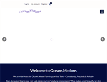 Tablet Screenshot of oceansmotions.com